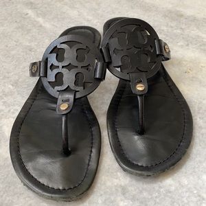 Black Tory Burch Miller sandals